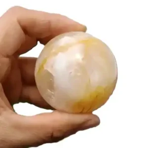 Esfera de Citrino Piedra Natural – Cristal para Decoración y Meditación
